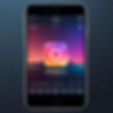 Instagram Music Feature Interface Illustration of the Instagram music feature interface