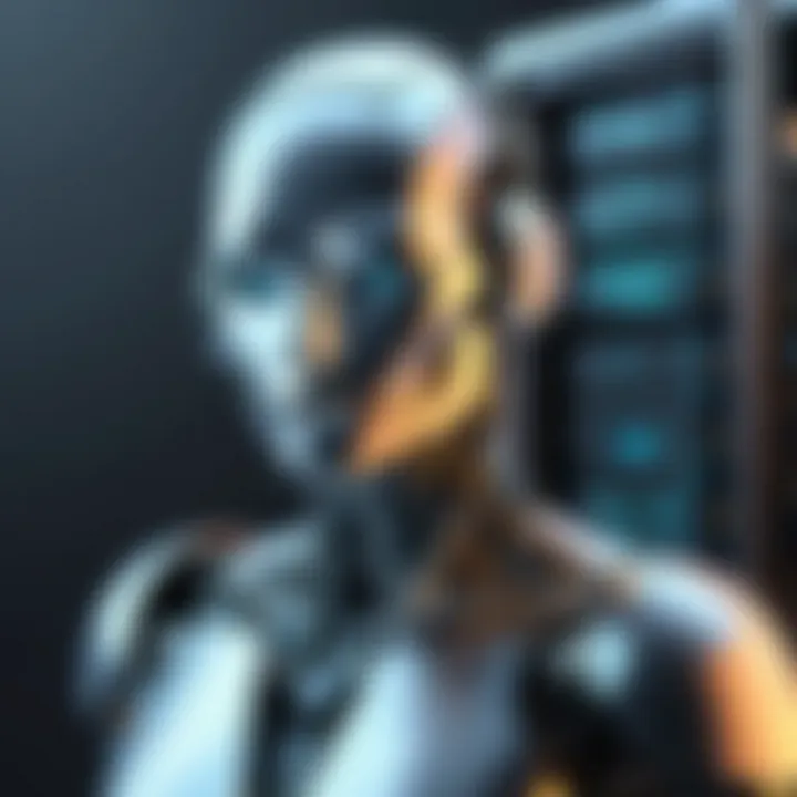 An abstract representation of a server bot architecture