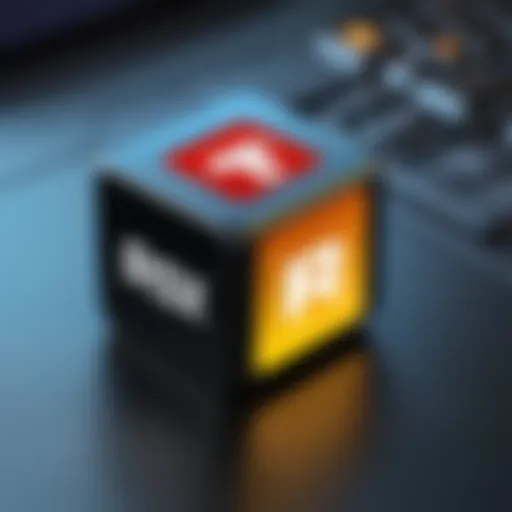 Roblox logo and download button