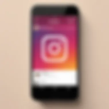 Illustration of Instagram messaging interface