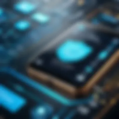 An infographic highlighting security measures for mobile apps