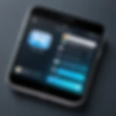 Modern Messaging App Interfaces Visual representation of modern messaging app interfaces