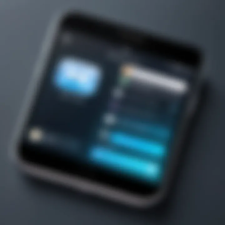 Modern Messaging App Interfaces Visual representation of modern messaging app interfaces