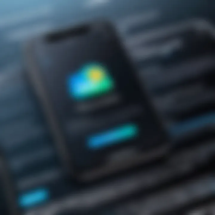 Privacy Features in Messaging Apps Illustration showcasing privacy features in messaging apps