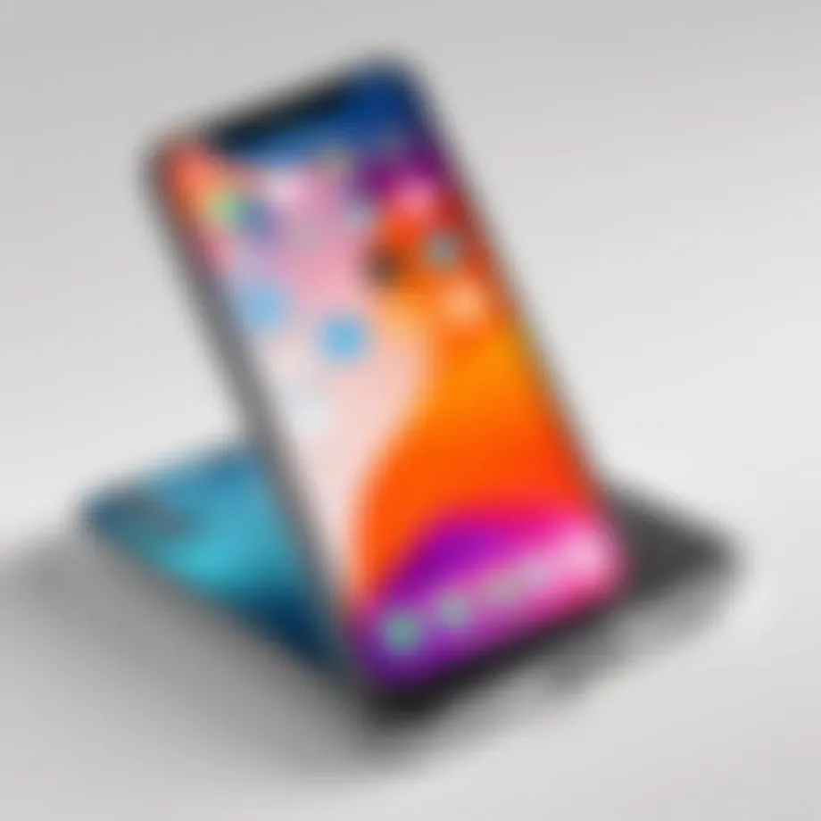 Illustration of accessing restricted content on iPhone