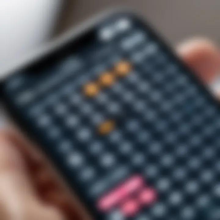Variety of calculator apps displayed on an iPhone screen