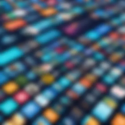 Digital marketplace showcasing various game titles