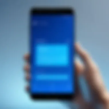 Activating Blue Light Filter Illustration of activating blue light filter in settings