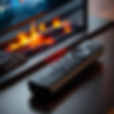 Navigating Fire Stick Settings Without a Remote Fire Stick settings menu on screen