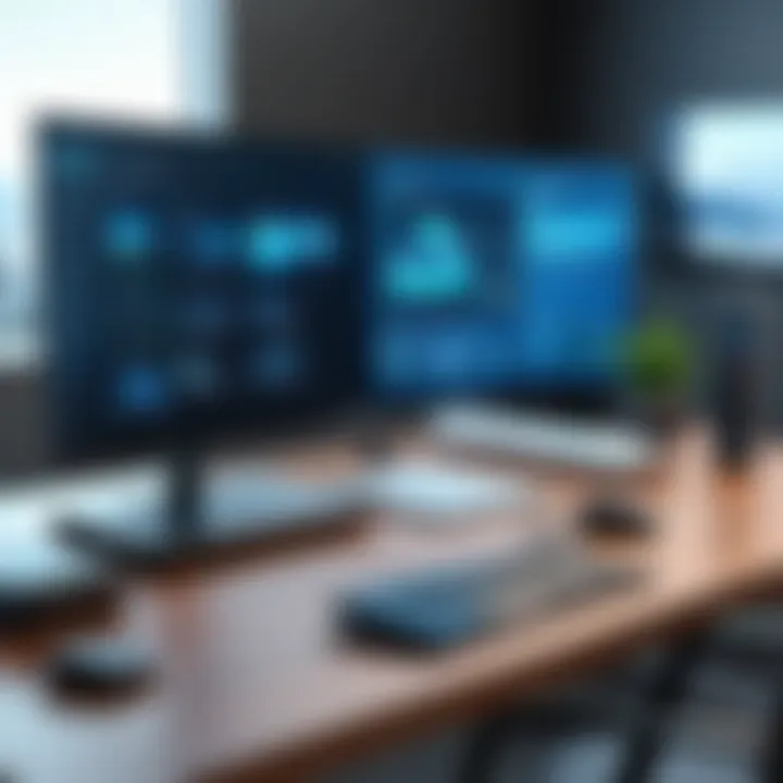 Concept image depicting various applications of remote PC control