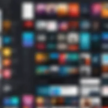 Organized Music Library Music library showcasing downloaded tracks