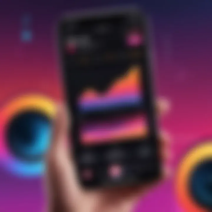 An engaging visual representation of audience engagement metrics through music.
