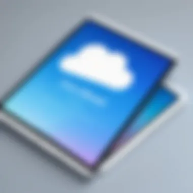 Configuring iCloud for Backup iCloud settings on iPad