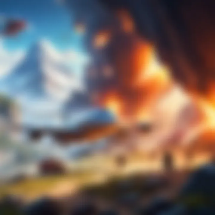 Captivating RPG Adventure An adventurous role-playing game scene captivating players in an offline world