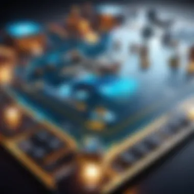Immersive Strategy Gaming A strategic board game setup suggesting immersive gameplay without online connection