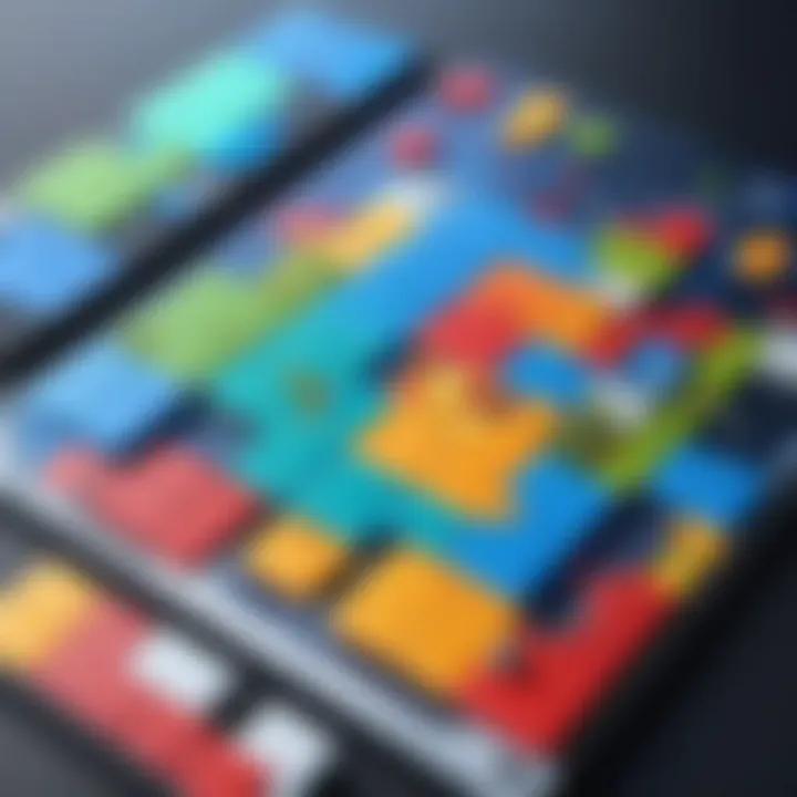 Gameplay mechanics demonstrated in a puzzle game