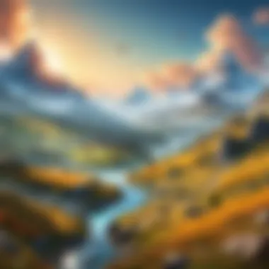 Stunning graphics showcasing an immersive game world