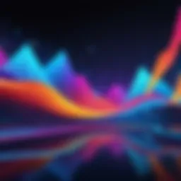 Creative animated presentation showcasing vibrant visuals