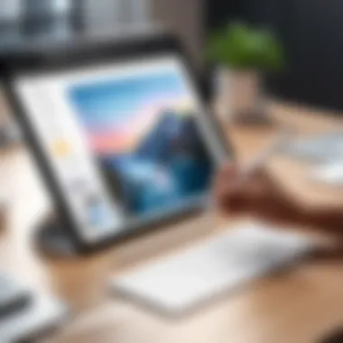 Maximizing Productivity with Apple Pencil Workspace with Apple Pencil and iPad showcasing productivity