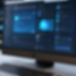 User interface of popular backup software