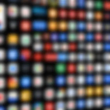 Exploring Google TV Applications A visually appealing interface showcasing various Google TV apps.