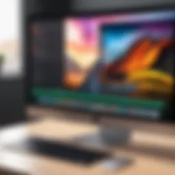 Screen recording software interface on Mac