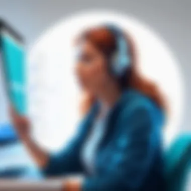User Navigating Call Recording Settings A user navigating through call recording settings