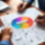 A visually engaging mind map interface showcasing various brainstorming techniques.
