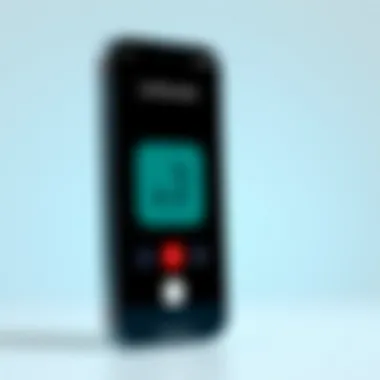 Exploring Call Recording Feature on iPhone iPhone displaying call recording feature