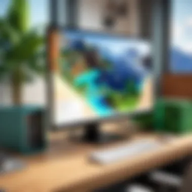 Installation screen of Minecraft on a PC