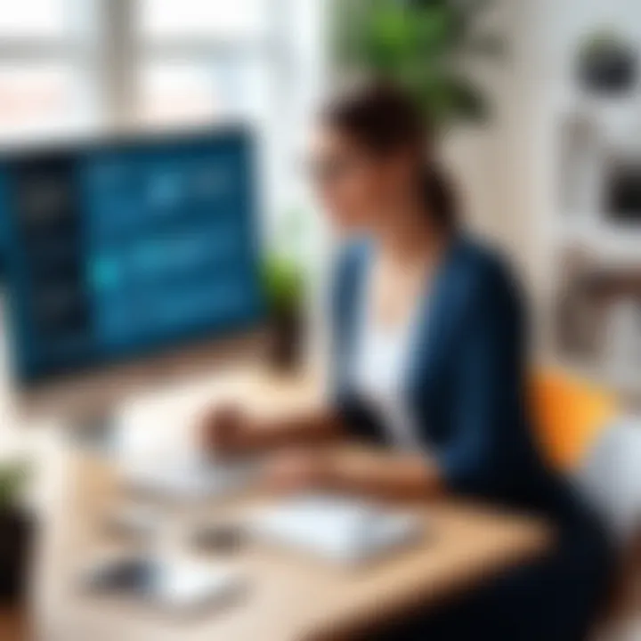 Visual representation of online freelancing opportunities