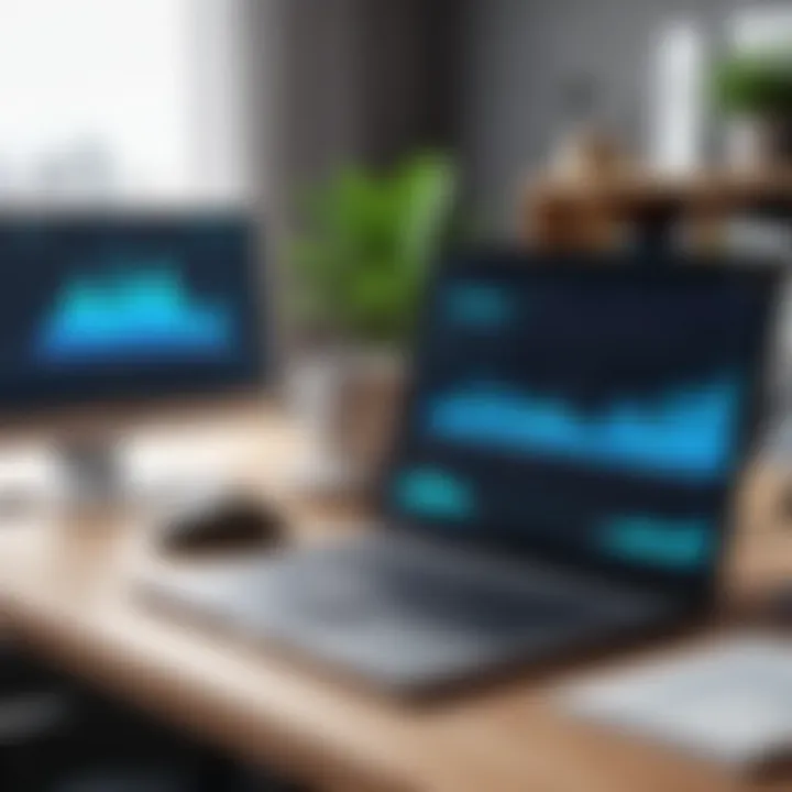Illustration of passive income strategies utilizing the internet