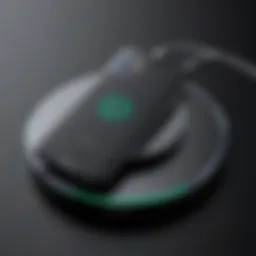 Stylish wireless charger compatible with Pixel 5