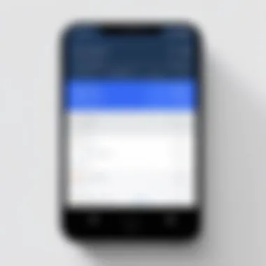 Exploring App Features for Phone Number Selection An app interface showcasing phone number selection features
