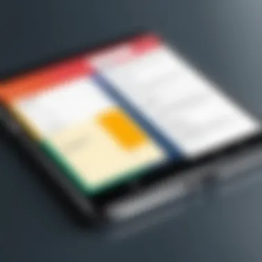 A screenshot showcasing the interface of a popular Chrome note-taking app with vibrant colors and user-friendly layout.