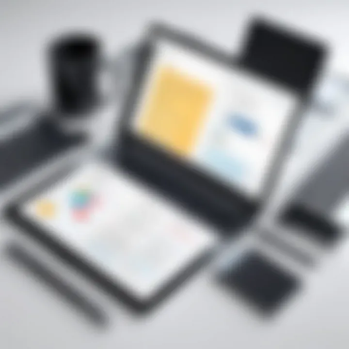 A visual representation of various Chrome note-taking apps integrated with other productivity tools and platforms.