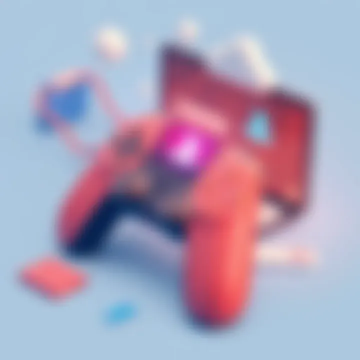 Visual representation of cloud gaming technology impact on gaming culture