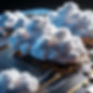 A visual representation of cloud integration in photo editing