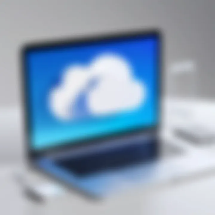 Cloud storage interface for file transfer
