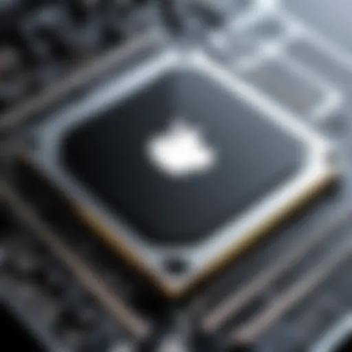 Performance metrics comparison chart of Intel and Apple Silicon processors