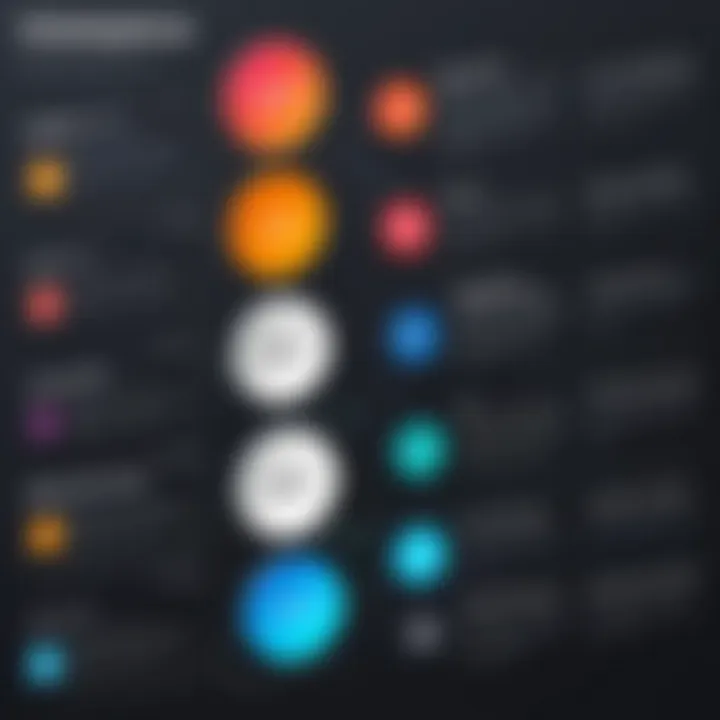 An infographic comparing subscription models for music apps