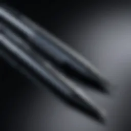 Stylus design showcasing the sleek aesthetics of the Apple Pen
