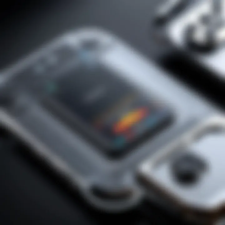 Close-up of technical specifications of a gaming pad highlighting features