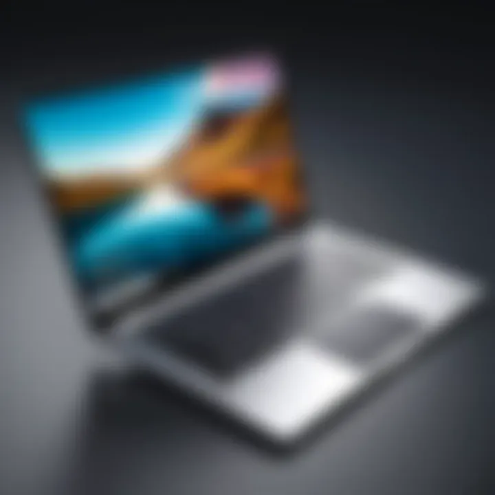 Sleek and modern design of a top Chromebook