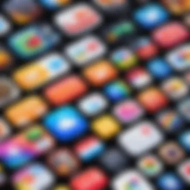 iMessage Stickers in Communication A group of friends engaging in a lively conversation using iMessage stickers on their devices.