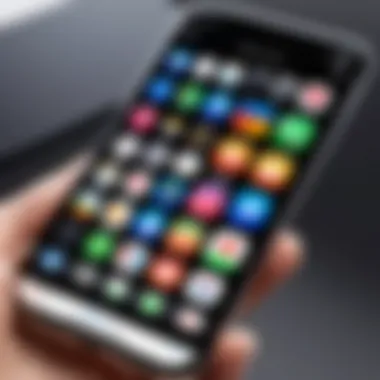 A user customizing their own iMessage sticker pack on a smartphone, illustrating personalization.