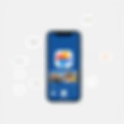 Exploring Google Photos on iPhone User interface of Google Photos on iPhone