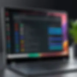 Illustration of various chat applications interface on a Chromebook