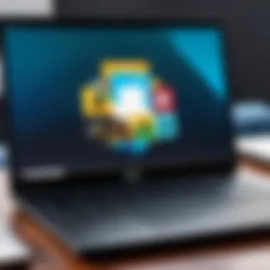 Roblox Interface on Dell Laptop Dell laptop showcasing Roblox interface