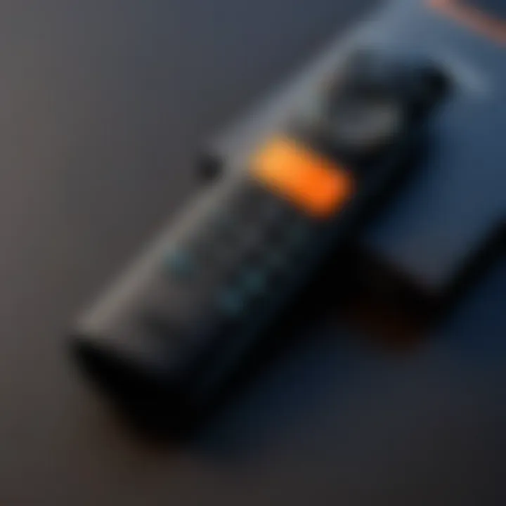 Diagram showing troubleshooting steps for Fire TV remote